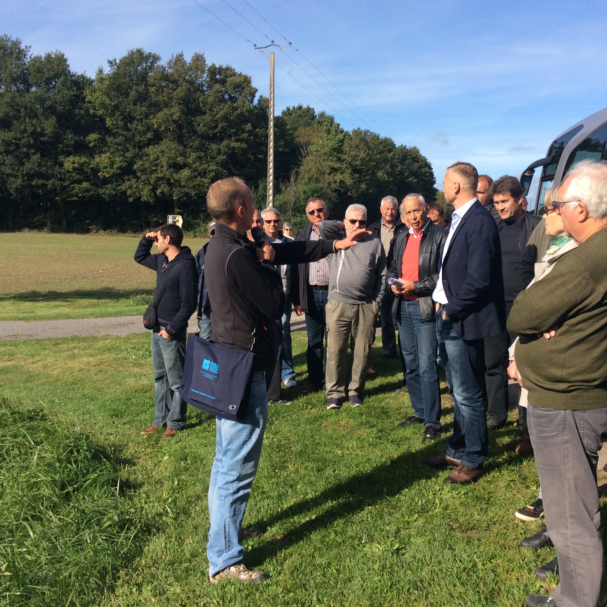 Les élus aux étangs de Nogent sur Vernisson