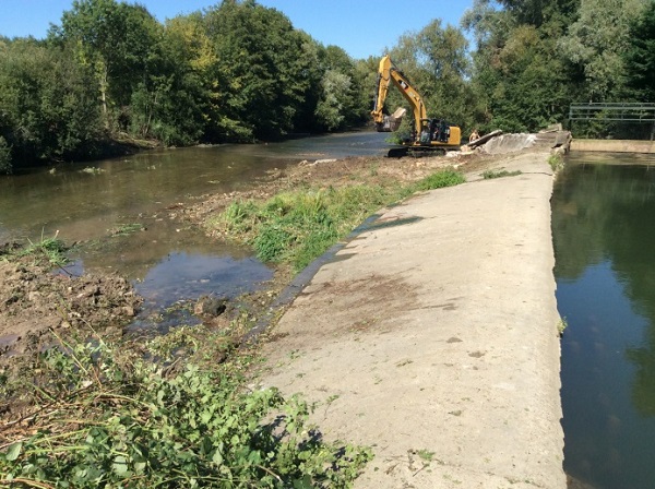 Abattage de la végétation situé sur les ouvrages