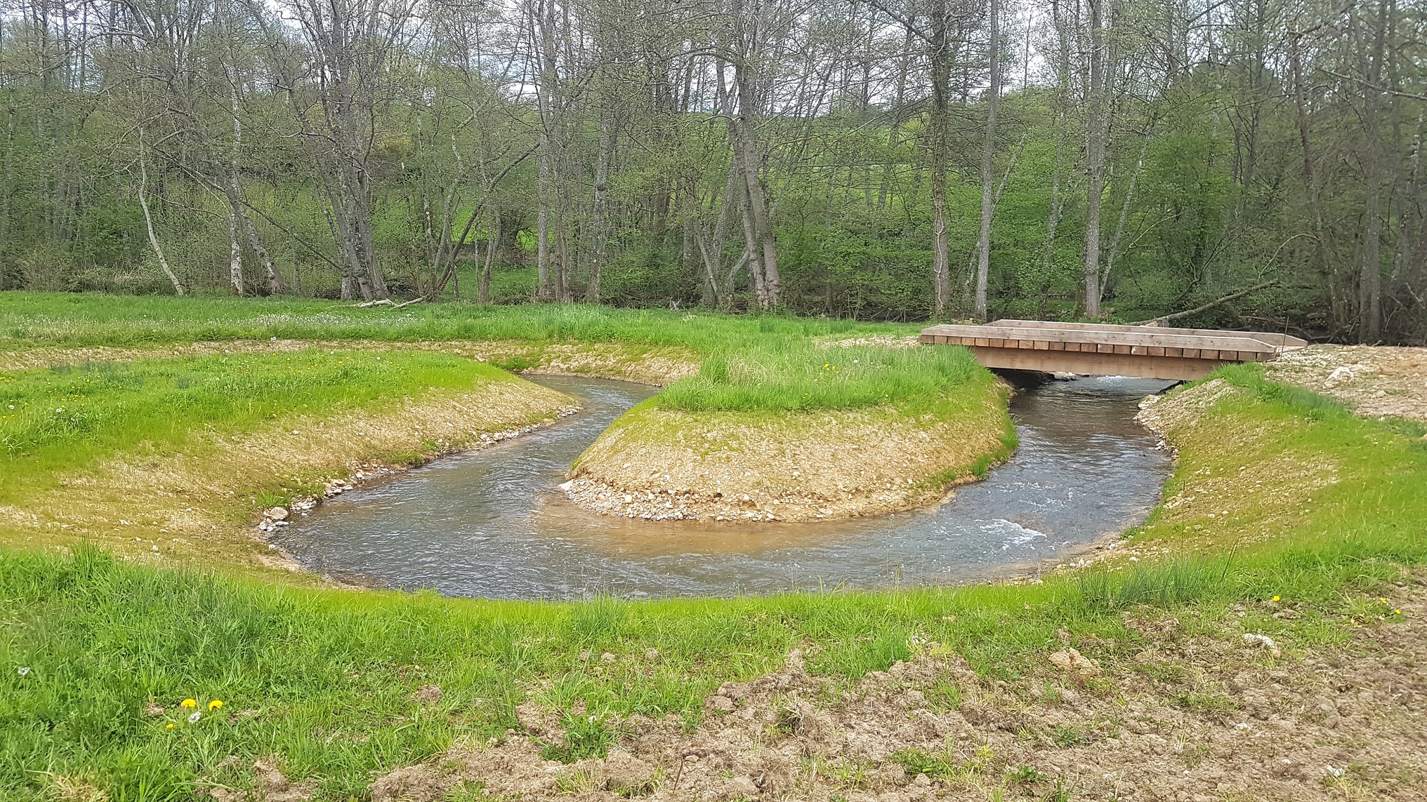 Photographie du bras de contournement