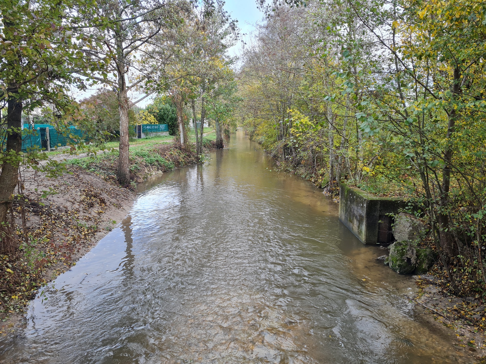 Immersion des banquettes suite à une montée des eaux - 17/11/2023