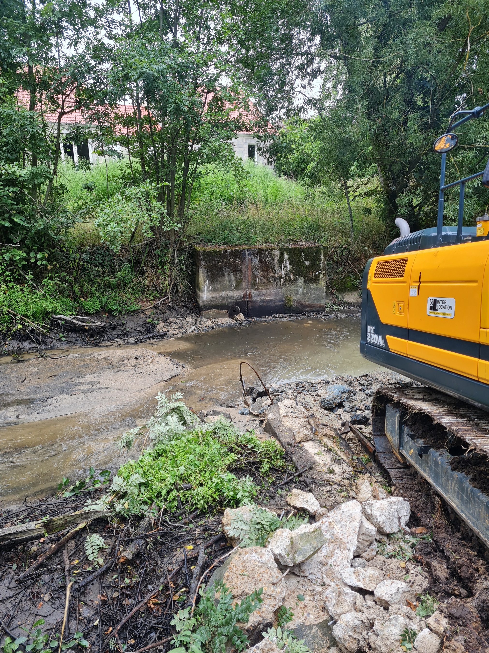 Le barrage de Gaudry - Après sa suppression - 07/08/2023