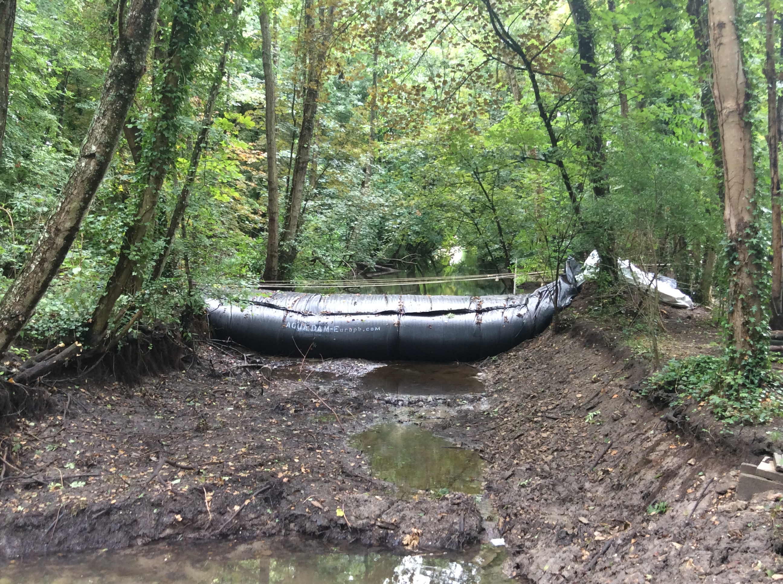 Mise en place de l'aquadam